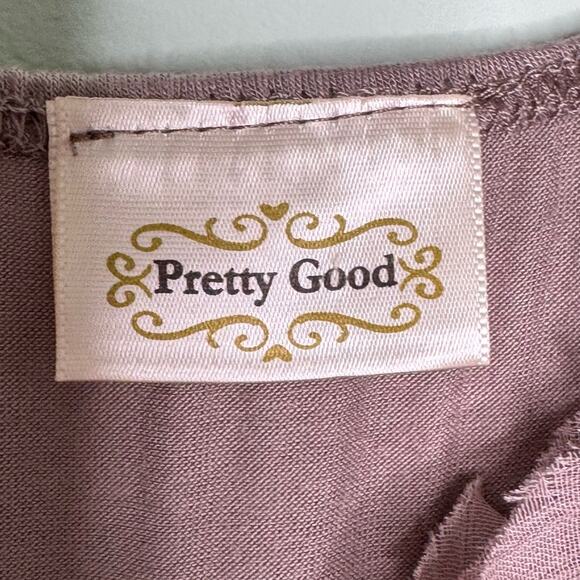 Pretty Good Lavender Sleeveless Ruffle Tank Top Size Small - Picture 6 of 7